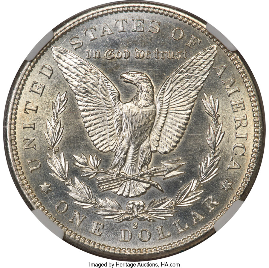 1893-S $1 MS67 CAC thumbnail 2