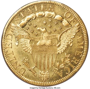 image for: 1797 $10 Large Eagle, BD-4, High R.4, MS62 PCGS....
