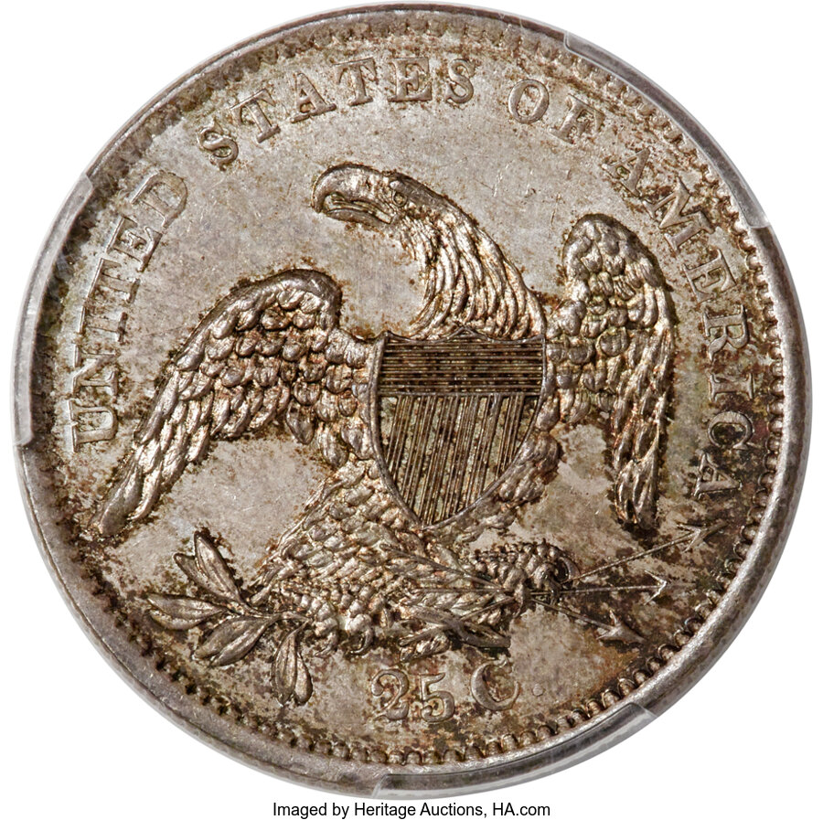 1834 25c MS67 CAC thumbnail 6