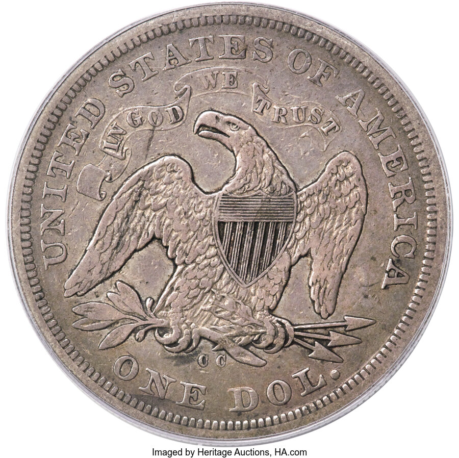 1871-CC $1 VF30 CAC thumbnail 4