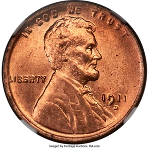 image for: 1911-D 1C MS67 Red NGC....