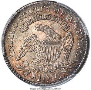 image for: 1825 10C JR-1, R.4, MS65+ PCGS. CAC....