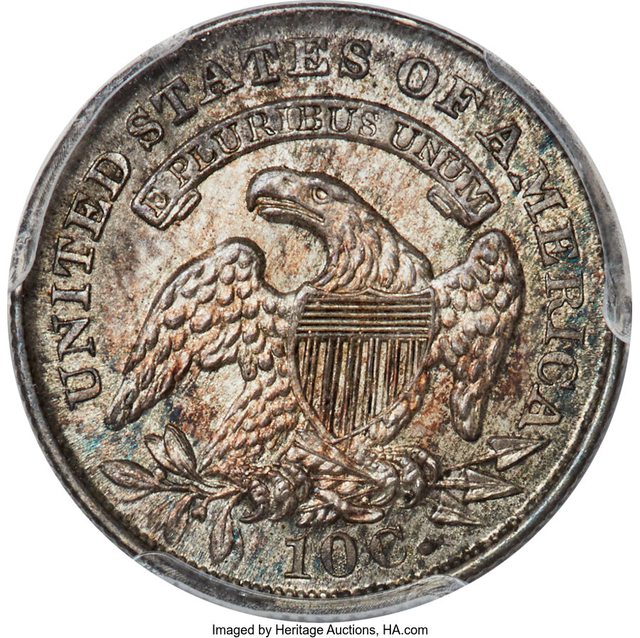1835 10c JR-9 MS66 CAC thumbnail 2
