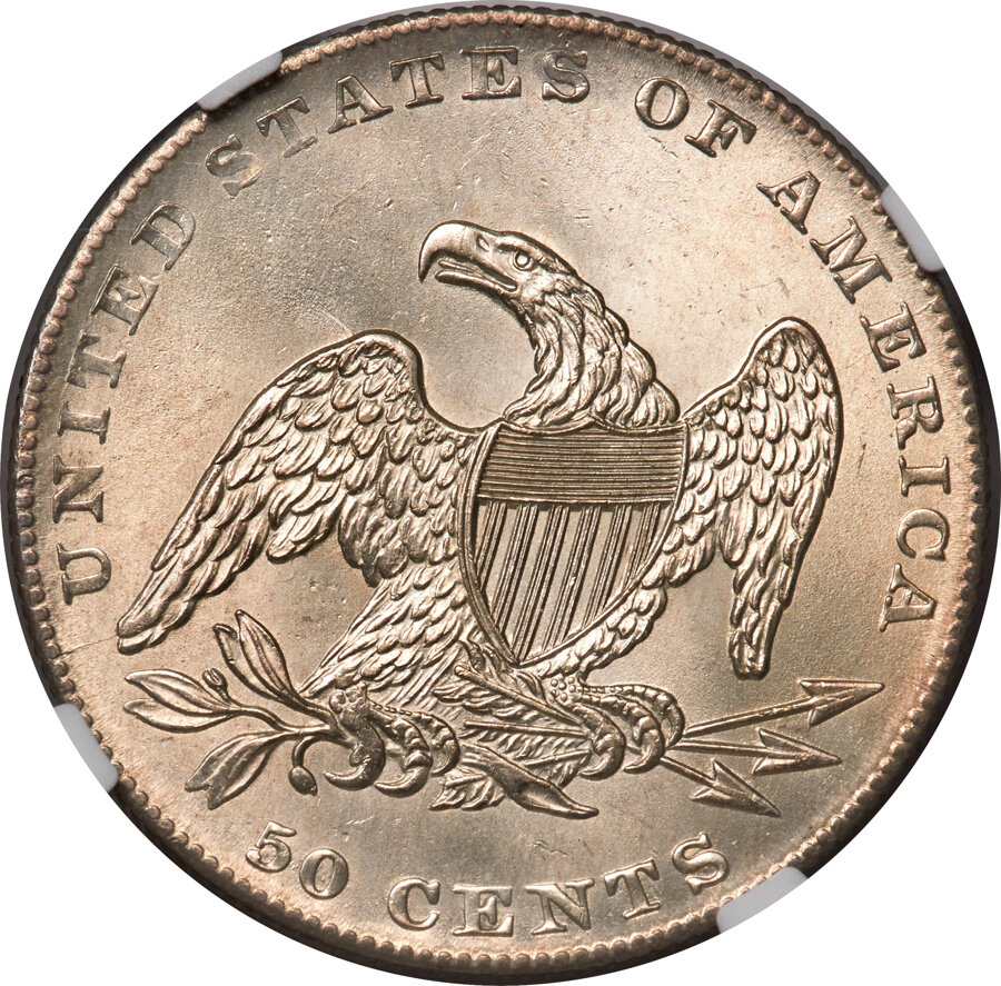 1837 50c Reeded Edge, GR-15 AG3 CAC thumbnail 14