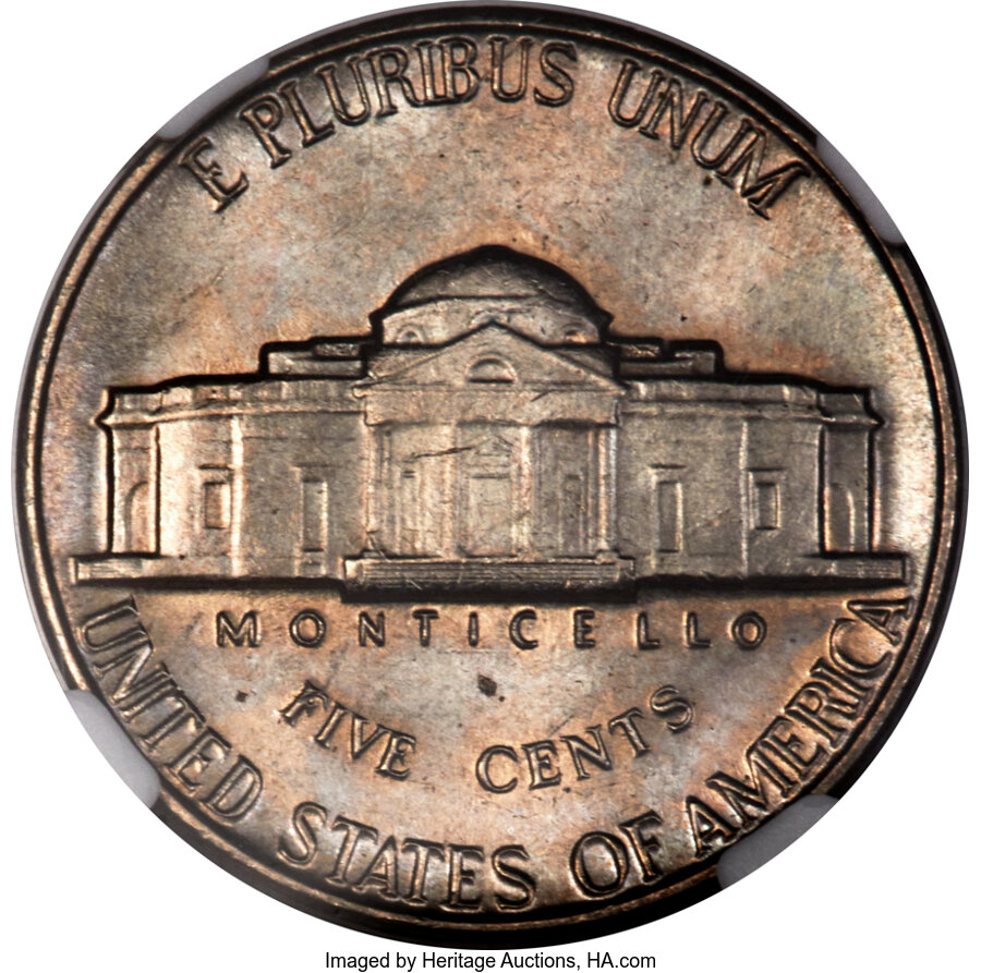 1961 5c MS FS MS66 FS thumbnail 3