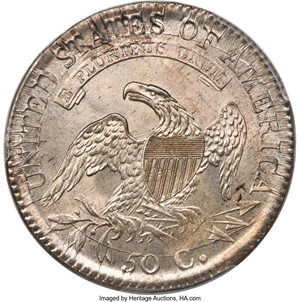 image for: 1811 50C Small 8, O-107, R.4, MS64 PCGS....