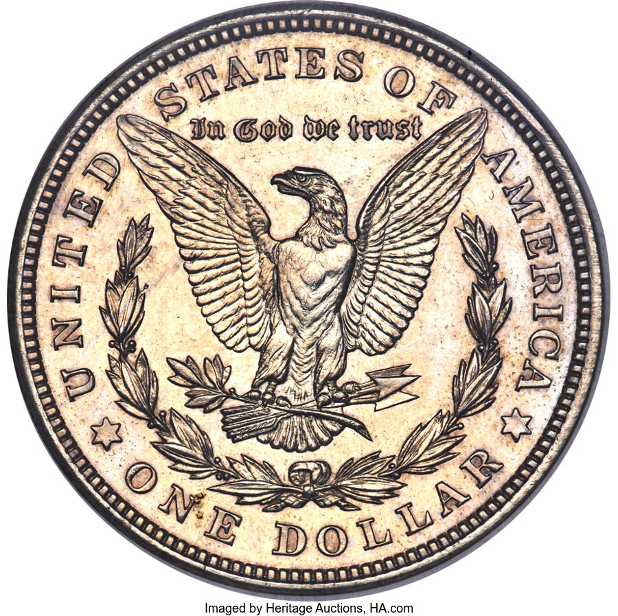 1921 $1  Zerbe Special Strike AU58 thumbnail 4