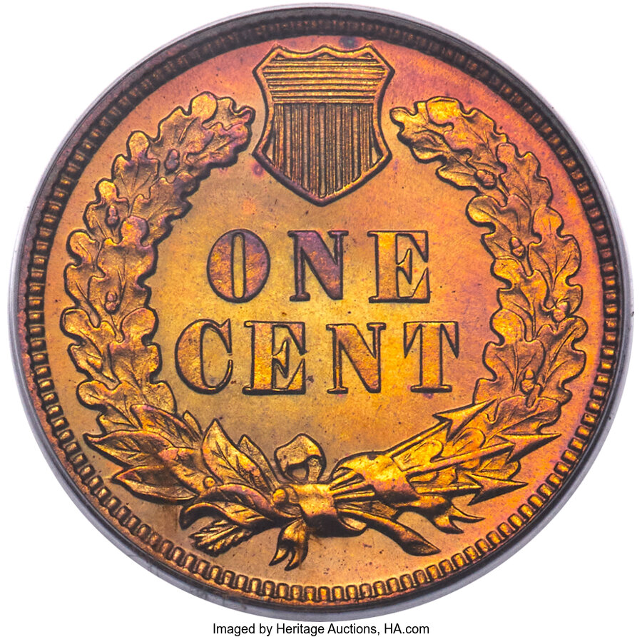 1899 1c PR RD PR67 RD CAC thumbnail 2