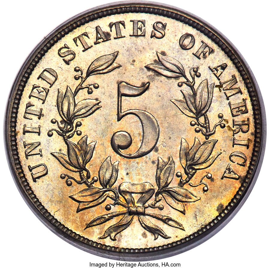1866 P5c Nickel, J-481 PR thumbnail 11