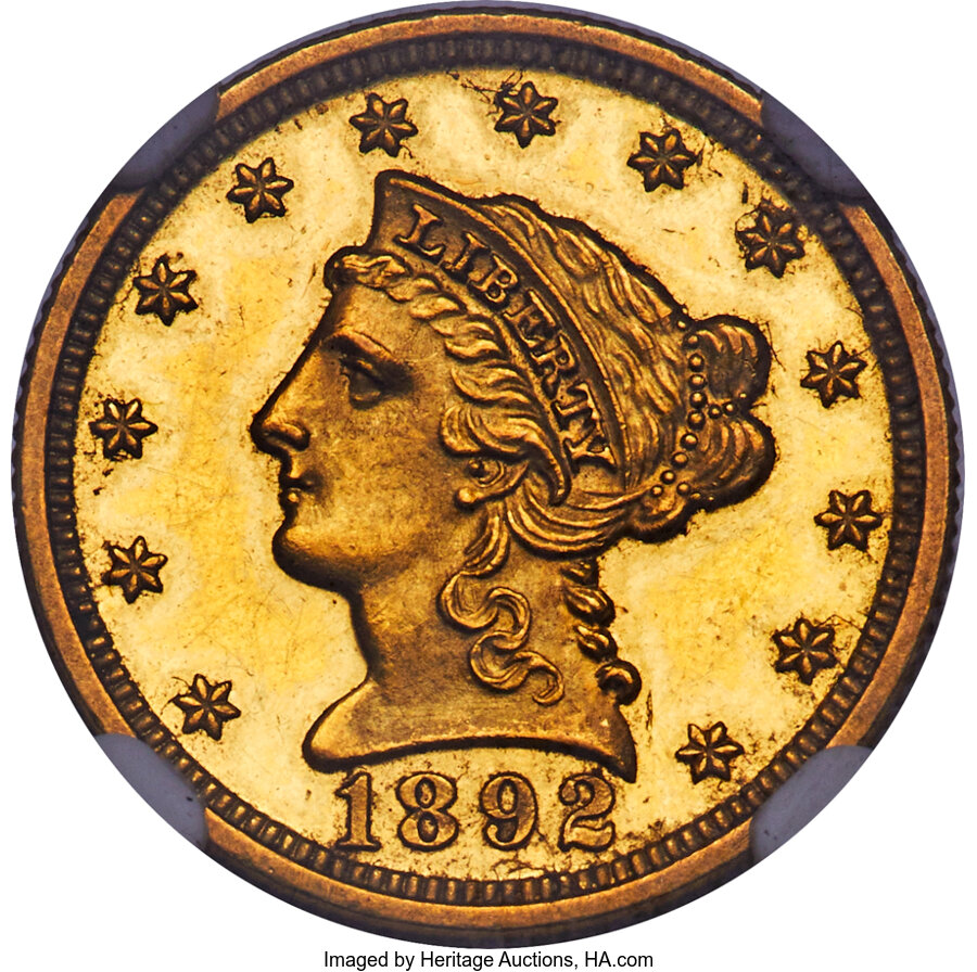 1892 $2 1/2 PR thumbnail 7