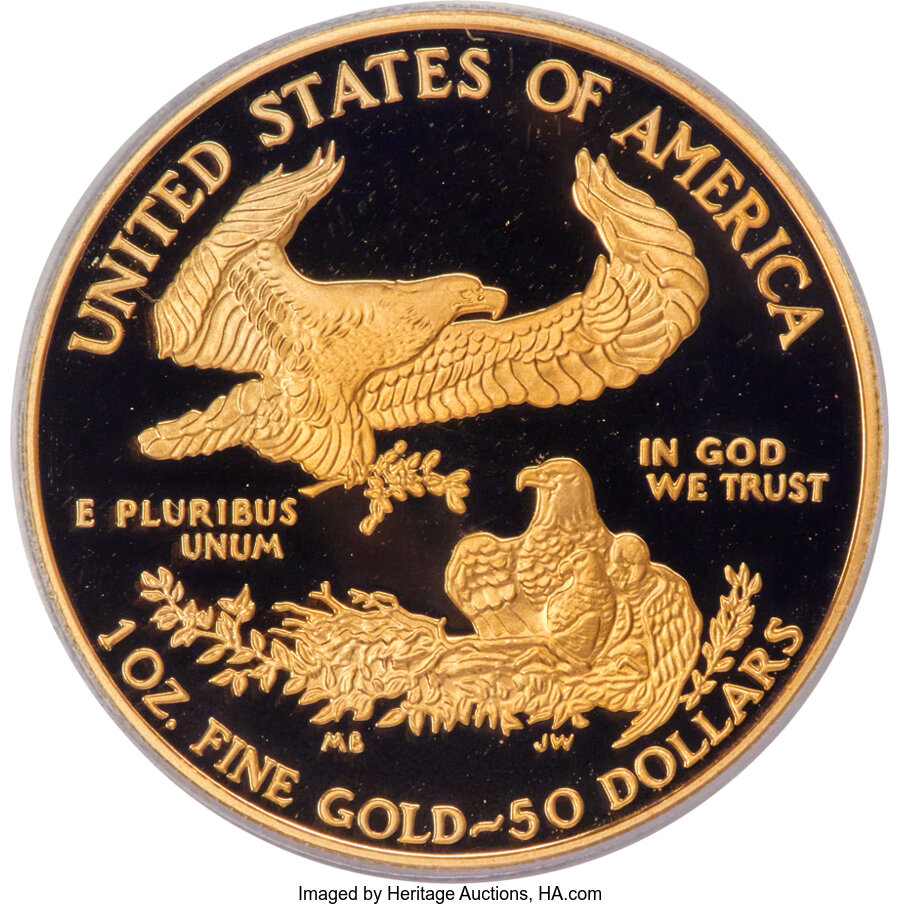 1994-W G$50  Gold Eagle PR DCAM PR70 DCAM thumbnail 5
