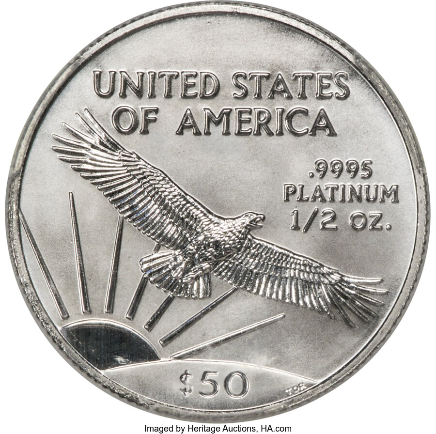 1997 P$50  Platinum Eagle MS70 thumbnail 8