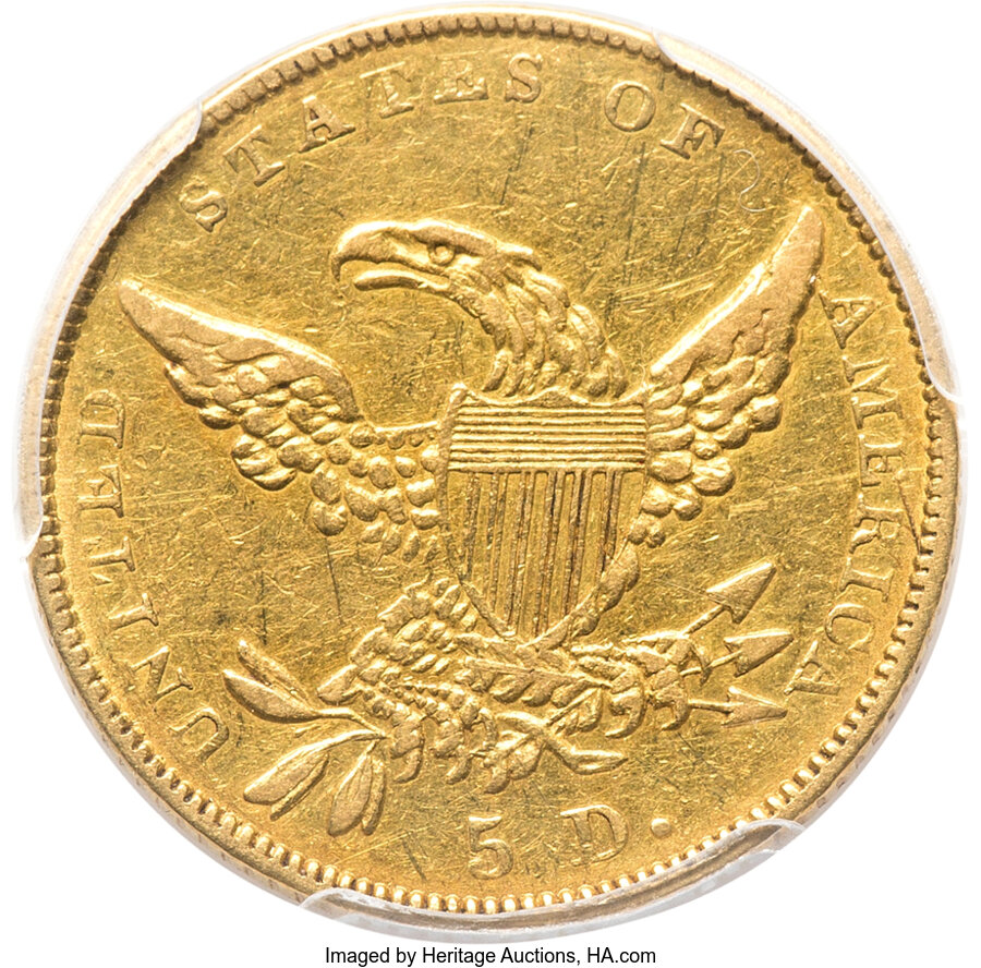 1838-C $5  HM-1 VG10 thumbnail 6