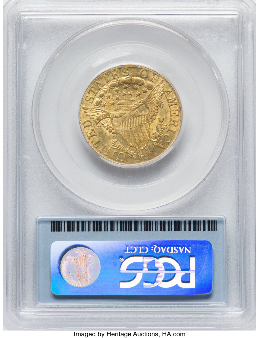 1806 $5  Pointed 6, 8x5 Stars AU55 thumbnail 6
