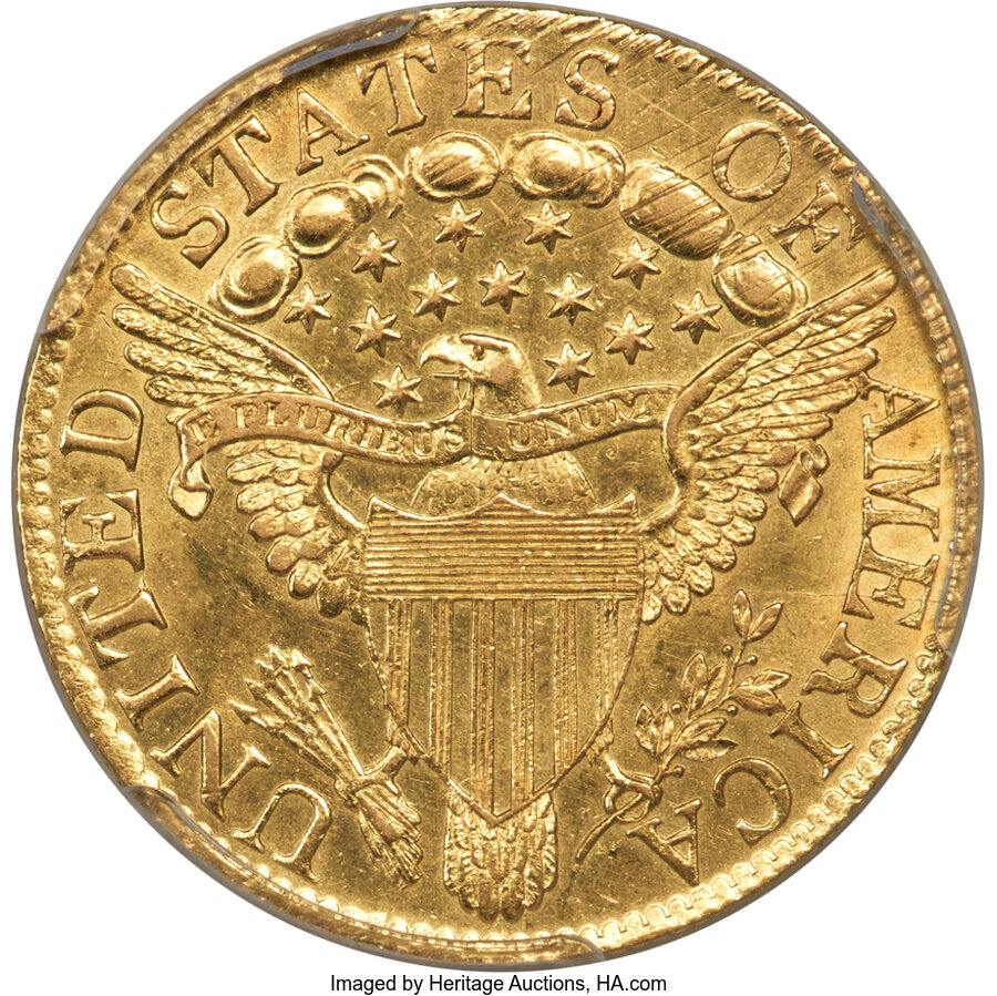 1803/2 $5  Imperfect T, BD-4 AU58 thumbnail 2
