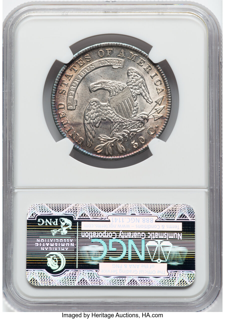 1835 50c O-101 MS60 CAC thumbnail 3