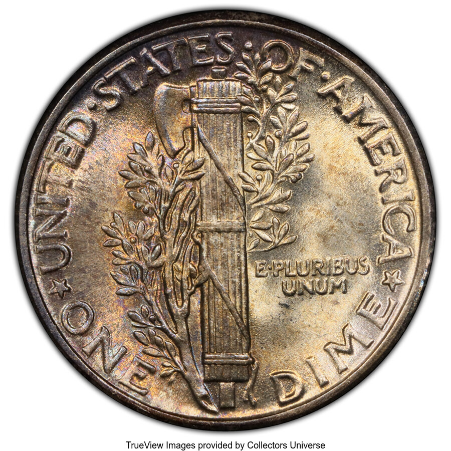 1930 10c VF25 CAC thumbnail 19
