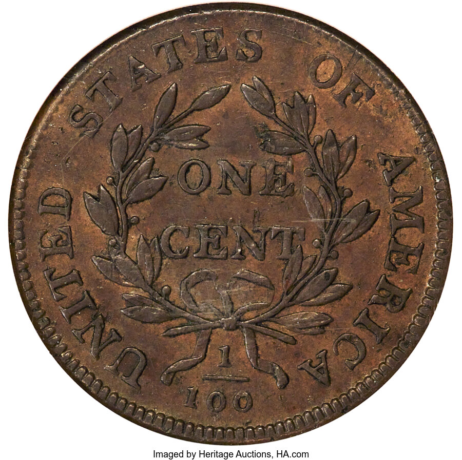 1803 1c Small Date, Small Fraction, S-254  MS BN thumbnail 15