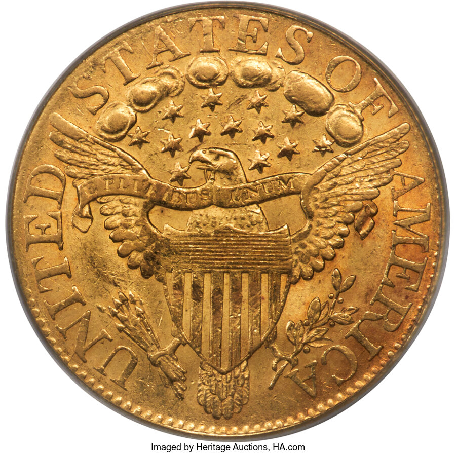 1806 $5  Knob 6, 7x6 Stars, BD-6 F12 thumbnail 2