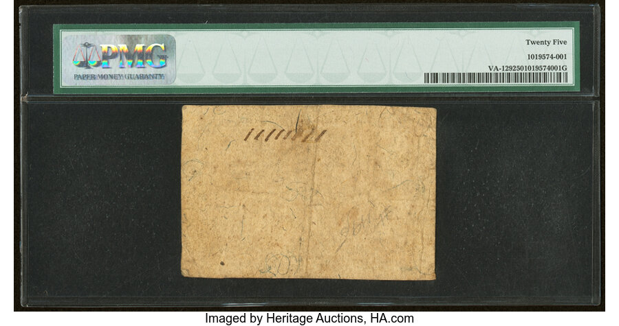 Oct 20, 1777 $8  Virginia (Fr. VA129) thumbnail 13