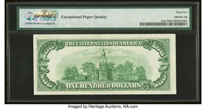 image for: Fr. 2159-D $100 1950B Federal Reserve Note. PMG Gem Uncirculated 65 EPQ....