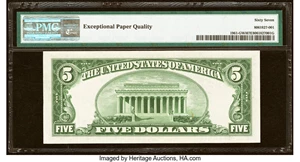 image for: Fr. 1961-G $5 1950 Wide I Federal Reserve Note. PMG Superb Gem Unc 67 EPQ....