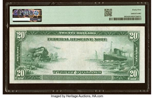 image for: Fr. 965 $20 1914 Federal Reserve Note PMG Choice Extremely Fine 45....