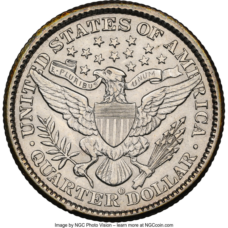 1894-O 25c AU53 thumbnail 2