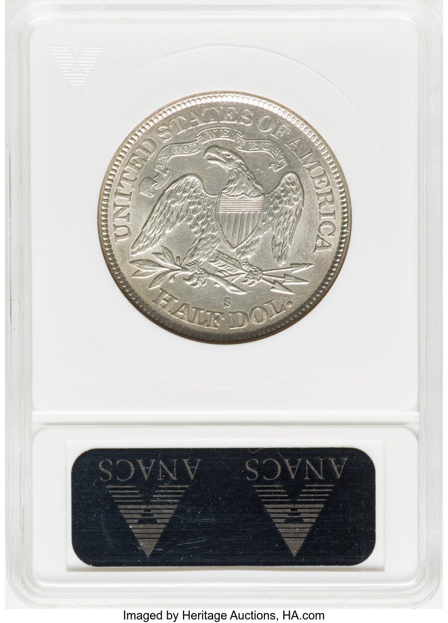 1872-S 50c AU58 thumbnail 6