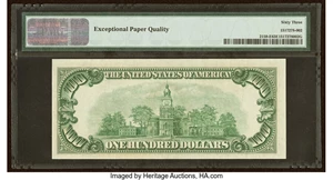 image for: Fr. 2159-E $100 1950B Federal Reserve Note. PMG Choice Uncirculated 63 EPQ....