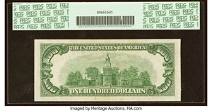 image for: Fr. 2153-H $100 1934A Mule Federal Reserve Note. PCGS Very Choice New 64....