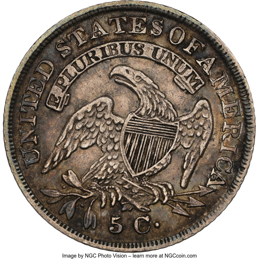 1836 H10c Large 5C AU50 thumbnail 2