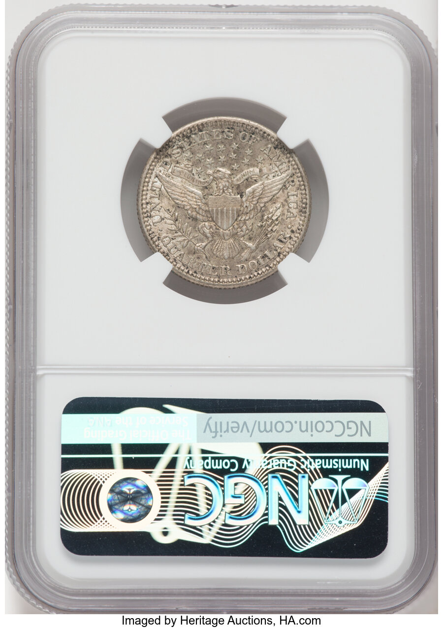 1905 25c MS61 thumbnail 2
