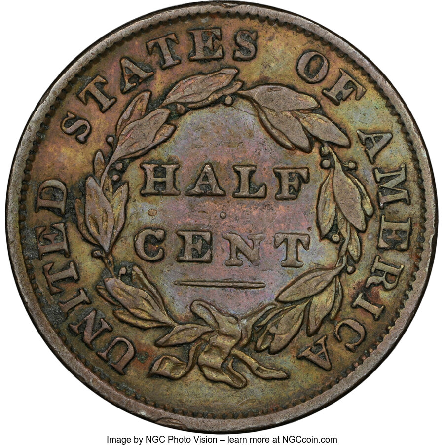 1834 1/2c MS BN AG3 BN thumbnail 14