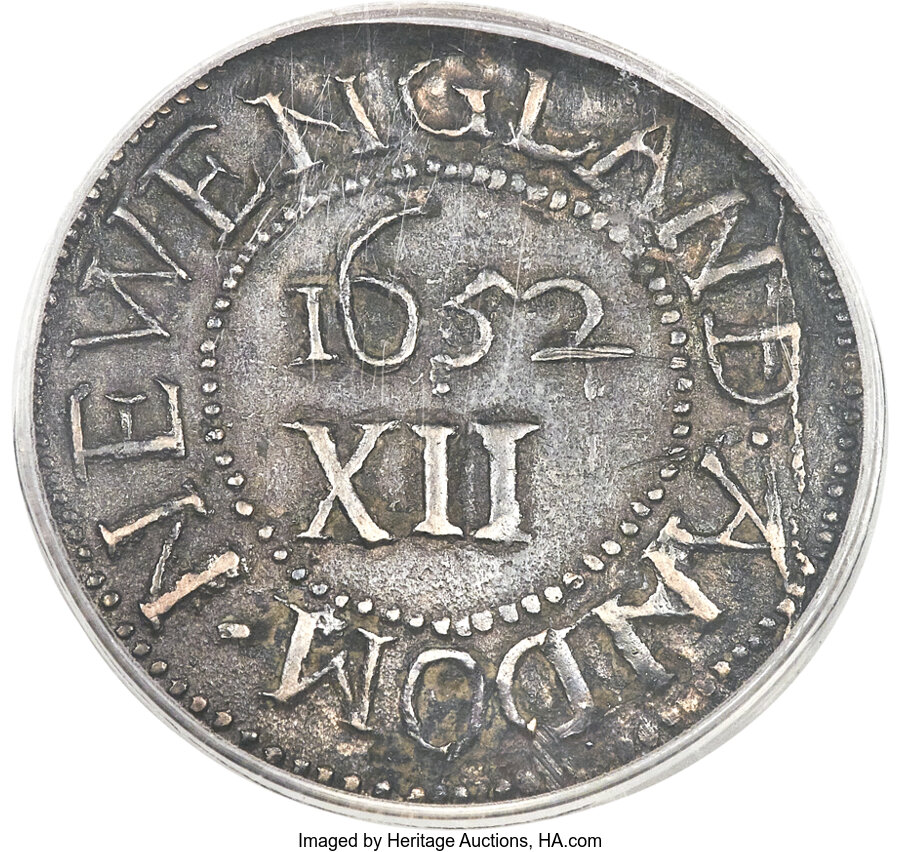 1652 Shilling Oak Tree AU53 thumbnail 2