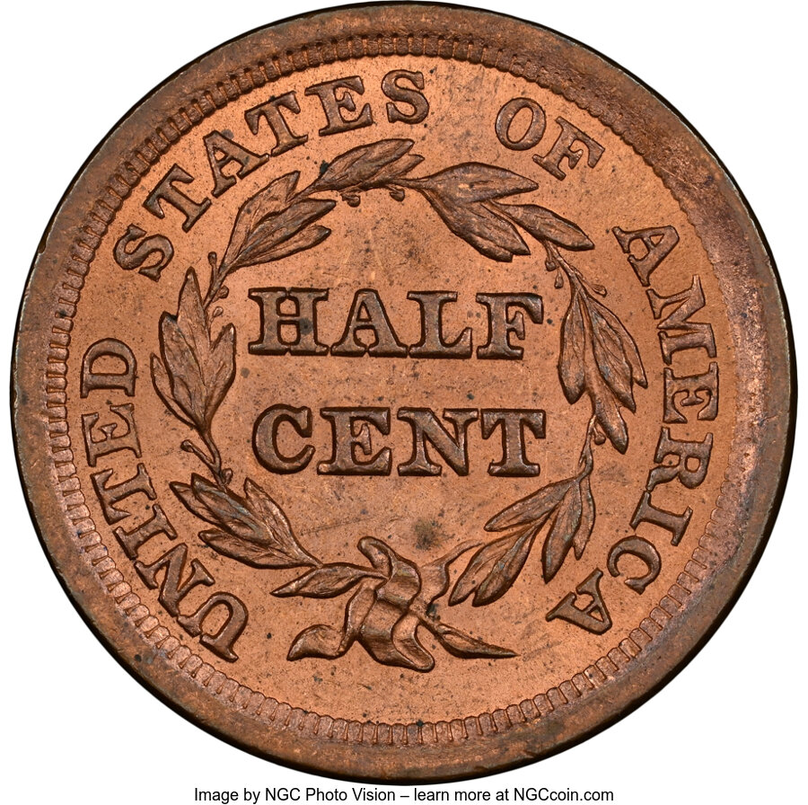1855 1/2c MS RB MS61 RB thumbnail 20