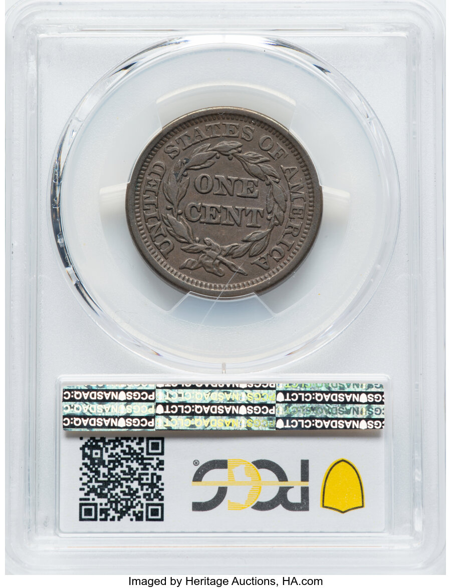 1847/47 1c Large/Small 47 MS BN XF45 BN thumbnail 2