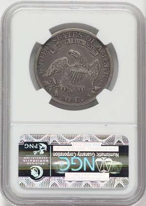 image for: 1813 50C O-104, R.4, VF30 NGC. NGC Census: (1/8). PCGS Population: (4/13). CDN: $286 Whsle. Bid for NGC/PCGS VF30. Mintage ...