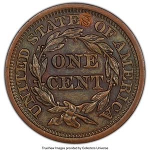 image for: 1846 1C Medium Date, N-11, R.1, MS64 Brown PCGS. PCGS Population: (4/0 and 1/0+). NGC Census: (3/2 and 0/0+). MS64. ...