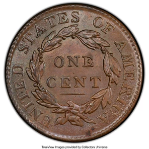 image for: 1819/(8) 1C Large Date, N-2, R.1, MS64 Brown PCGS. CAC. Ex: COL Ellsworth Collection. PCGS Population: (4/1 and 1/1+). NGC ...