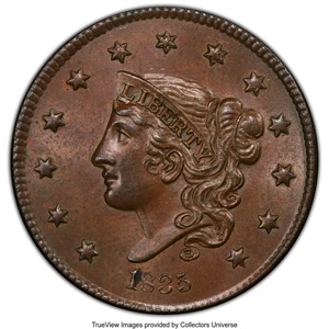 image for: 1835 1C Head of 1836 MS65 Brown PCGS. PCGS Population: (3/0 and 0/1+). NGC Census: (3/3 and 0/0+). CDN: $3,500 Whsle. Bid f...