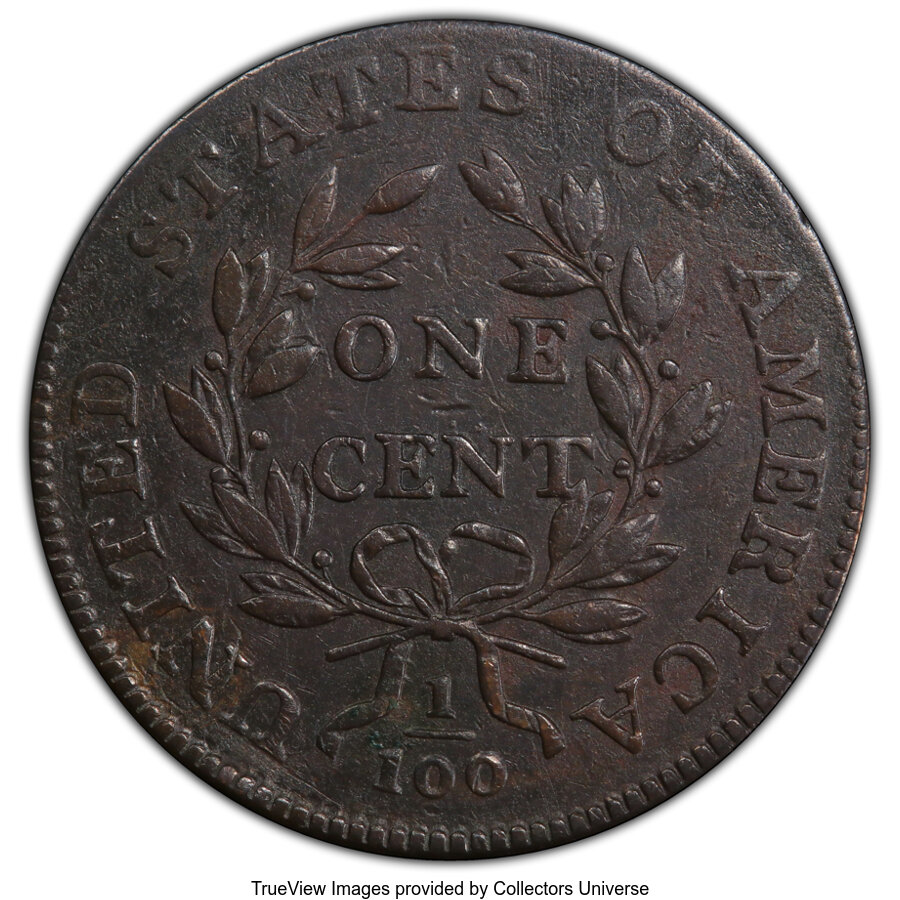 1798 1c 2nd Hair Style, S-165  MS BN thumbnail 12