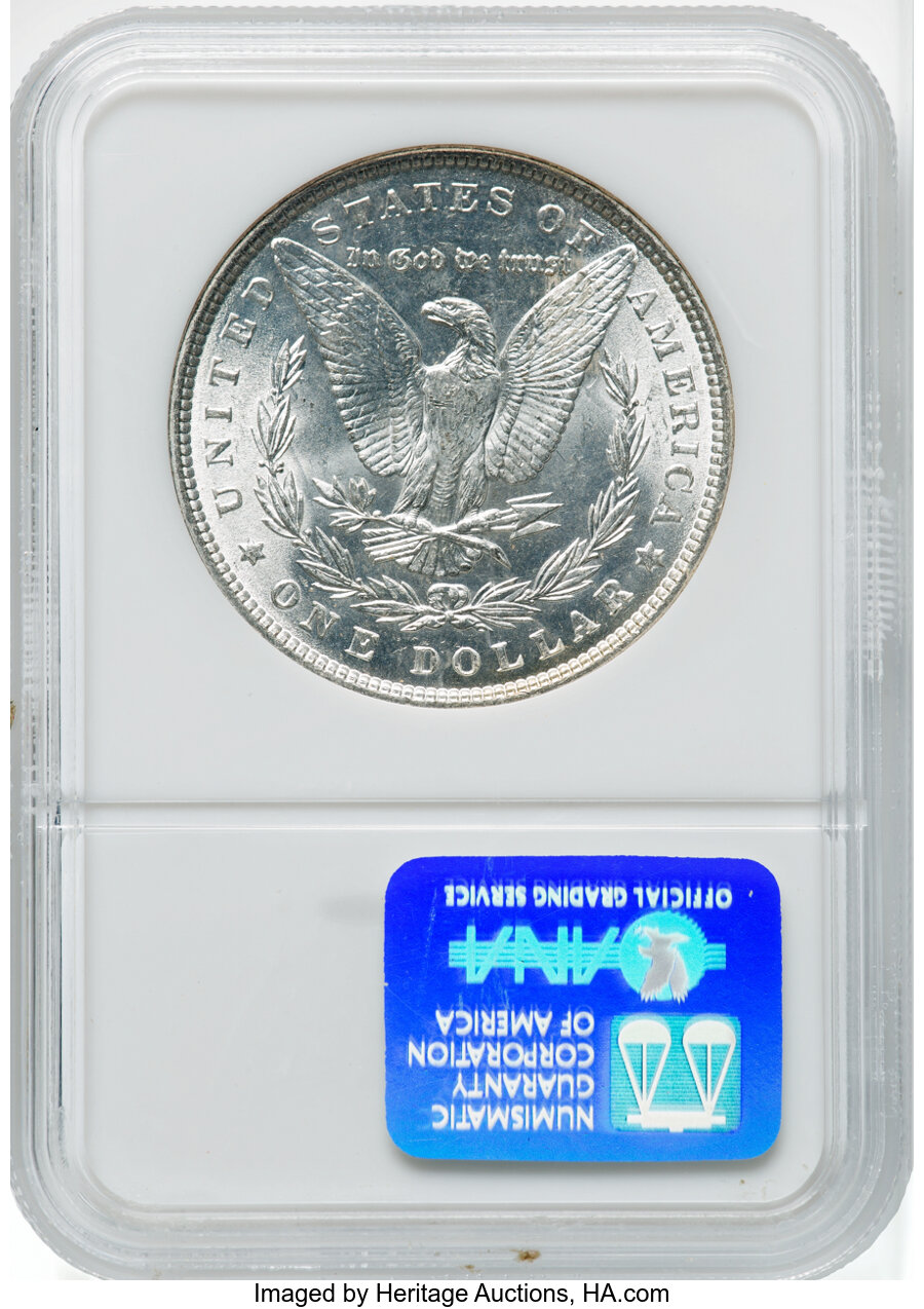 1887 $1  Doubled Date, VAM-5 MS64 thumbnail 3