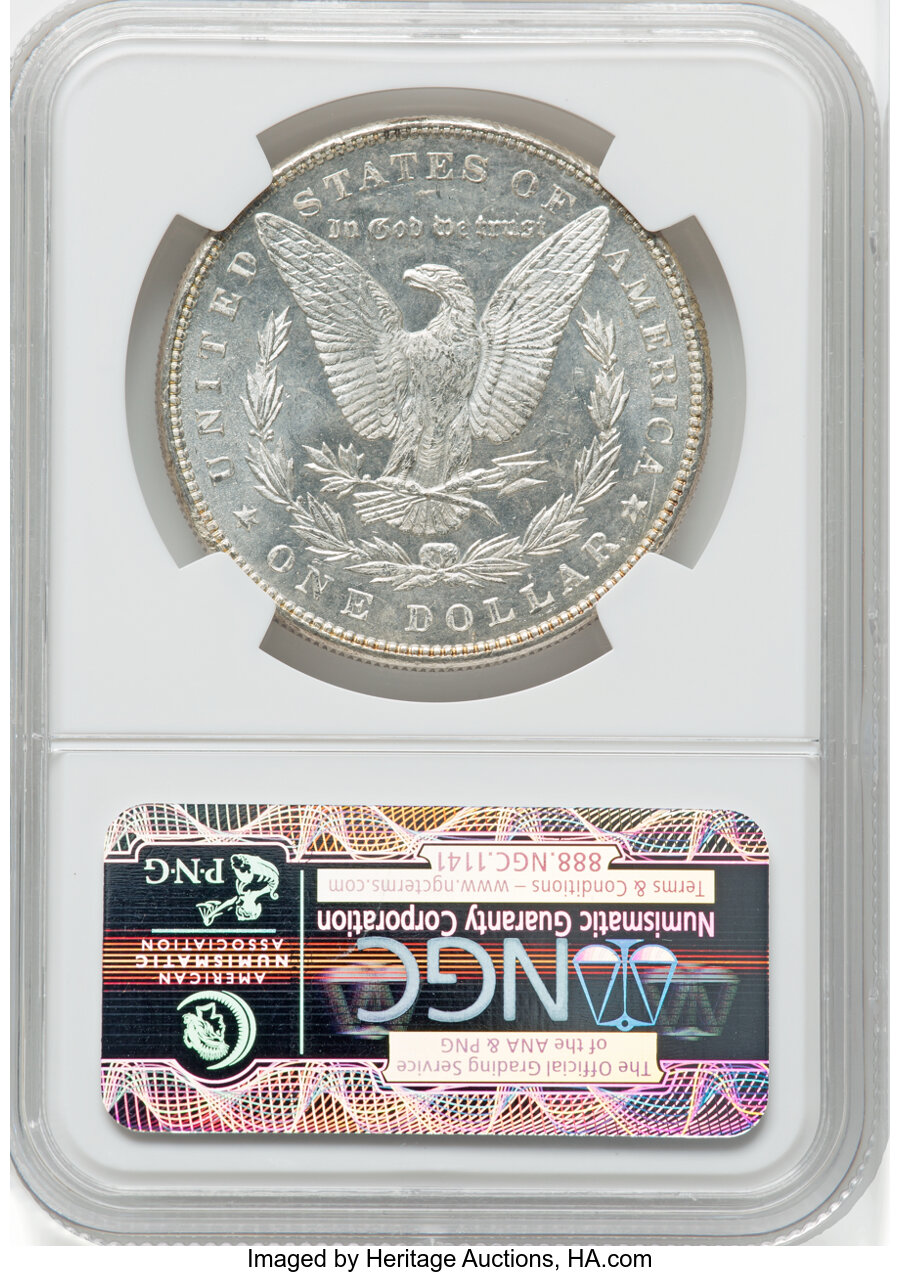 1888 $1  MS PL AU53 PL CAC thumbnail 10