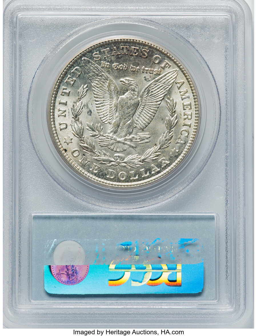 1921-S $1  BU Scratch, VAM-6A MS64 CAC thumbnail 10