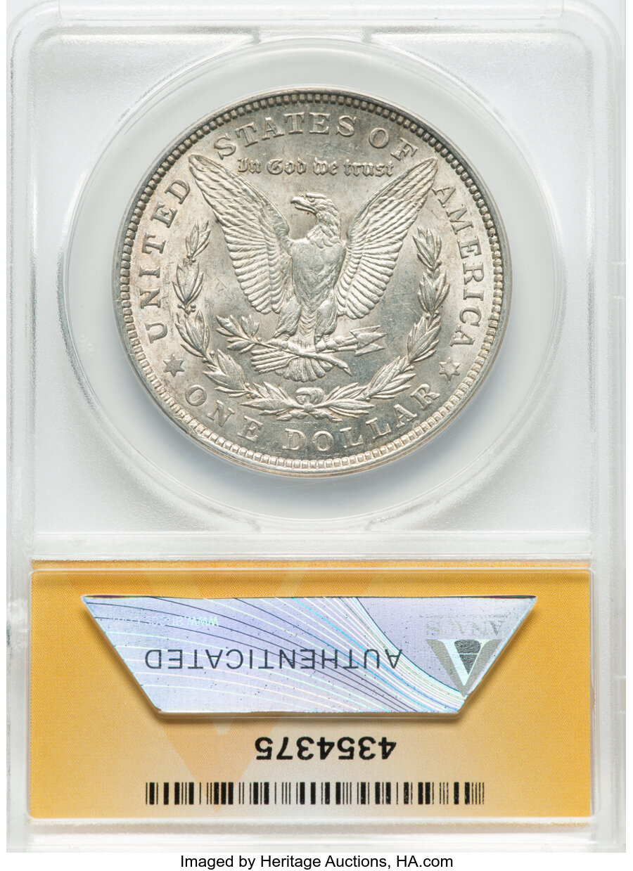 1921 $1  Morgan, Infrequent Reeding, VAM-4 F15 thumbnail 2