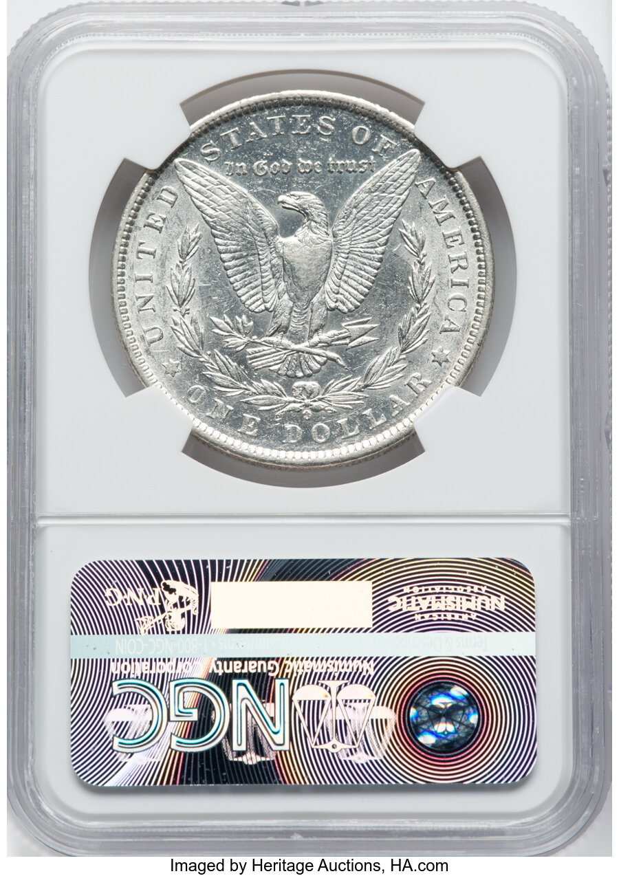 1889-O $1  Oval O, VAM-2 AU58 CAC thumbnail 2