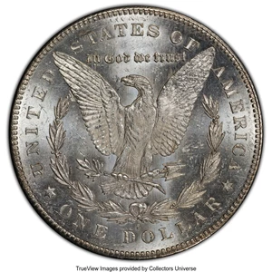 image for: 1879-S $1 Reverse of 1878, VAM-35, MS62 PCGS. A Top 100 Variety. PCGS Population: (11/4 and 0/0+). NGC Census: (0/0 and 0/0...