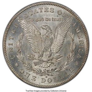 image for: 1879-S $1 Reverse of 1878, VAM-25, AU58 PCGS. A Top 100 Variety. PCGS Population: (9/12 and 0/0+). NGC Census: (0/0 and 0/0...