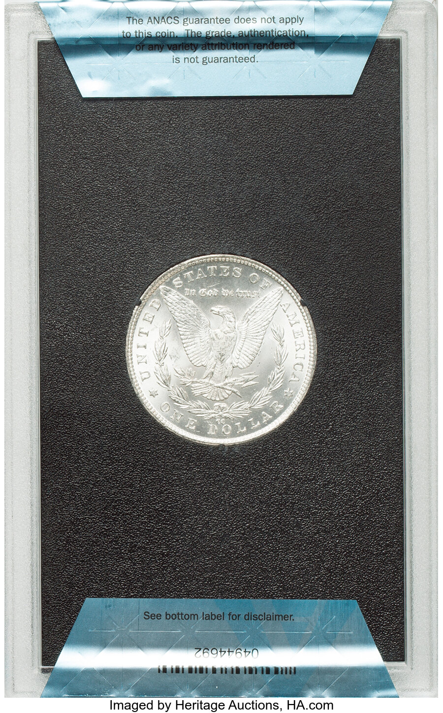 1882-CC $1  1 Sliver Top Below  8, VAM-2B1 F15 thumbnail 2
